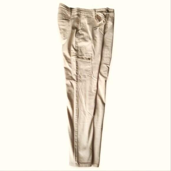 Esqualo High Waist Cotton Cargo Pants NWT Sz 12 - Picture 7 of 10